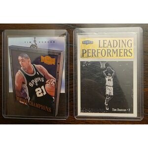 Tim Duncan Basketball Cards 1998 Skybox‎ Fleer Leading Performers Lot
